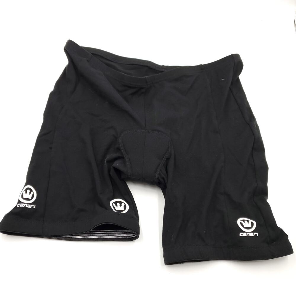 Canari Black Bike Shorts Men's Size XXL